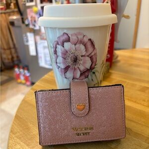 Victoria's Secret Pink Key Card Holder Compact Chic also Hot/Cold Cup by Lenox